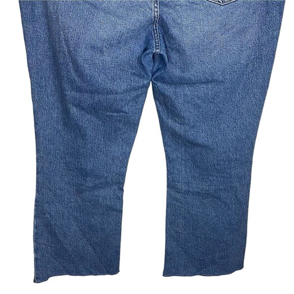 NWT J Crew Jeans Women 32 Blue 9" Demi Boot Crop Raw Hem Denim High Rise BP584 - Picture 7 of 16